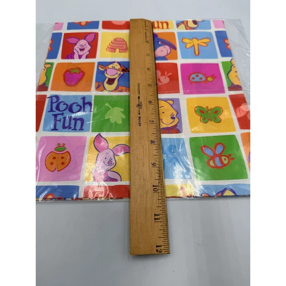Disney's Vintage Winnie the Pooh & Friends Gift Wrapping Paper Hallmark
